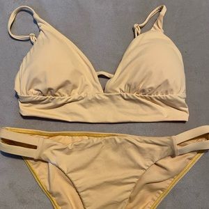 Yellow bikini set